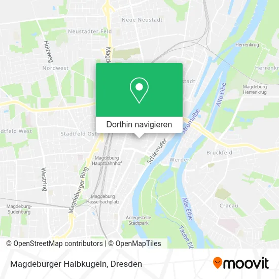 Magdeburger Halbkugeln Karte