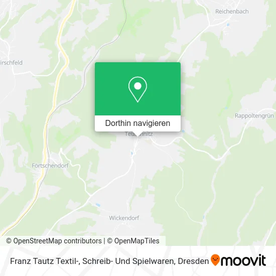 Franz Tautz Textil-, Schreib- Und Spielwaren Karte