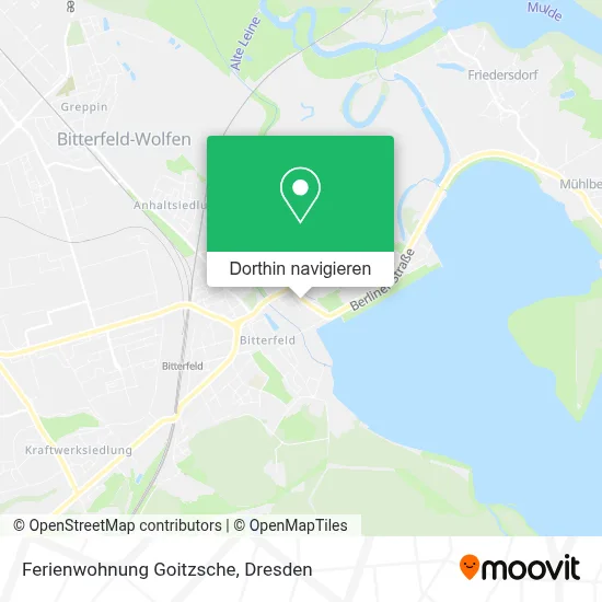 Ferienwohnung Goitzsche Karte