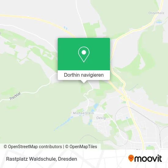 Rastplatz Waldschule Karte