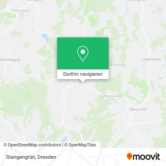 Stangengrün Karte