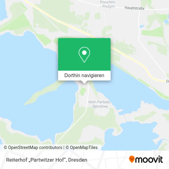 Reiterhof „Partwitzer Hof“ Karte