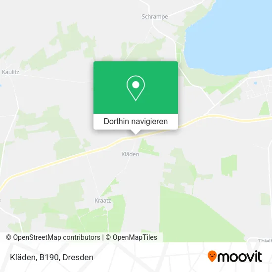 Kläden, B190 Karte
