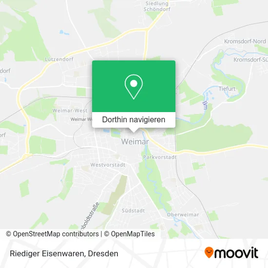 Riediger Eisenwaren Karte