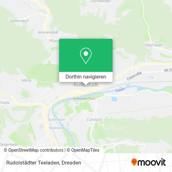 Rudolstädter Teeladen Karte