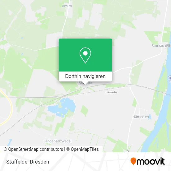 Staffelde Karte