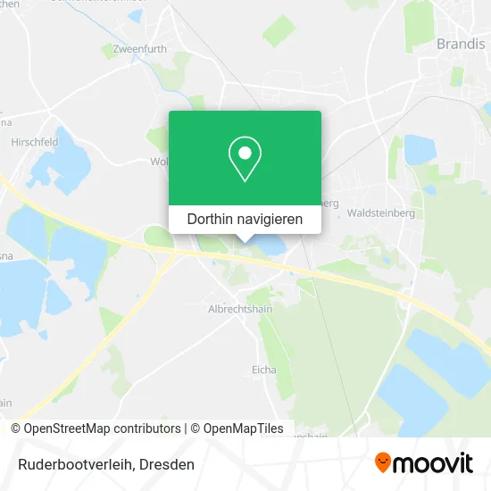 Ruderbootverleih Karte