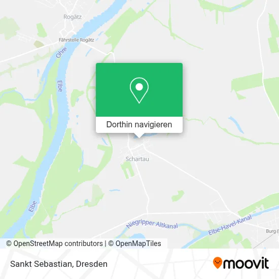 Sankt Sebastian Karte