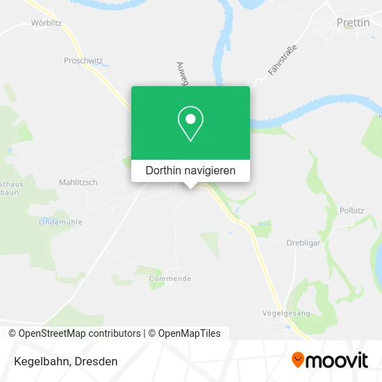 Kegelbahn Karte