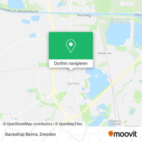 Backshop Beims Karte