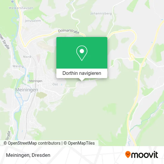 Meiningen Karte