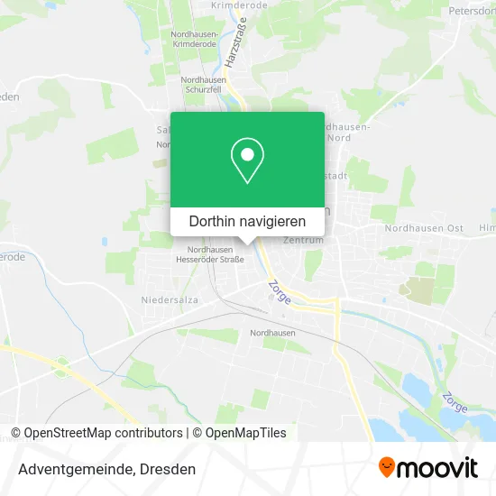 Adventgemeinde Karte