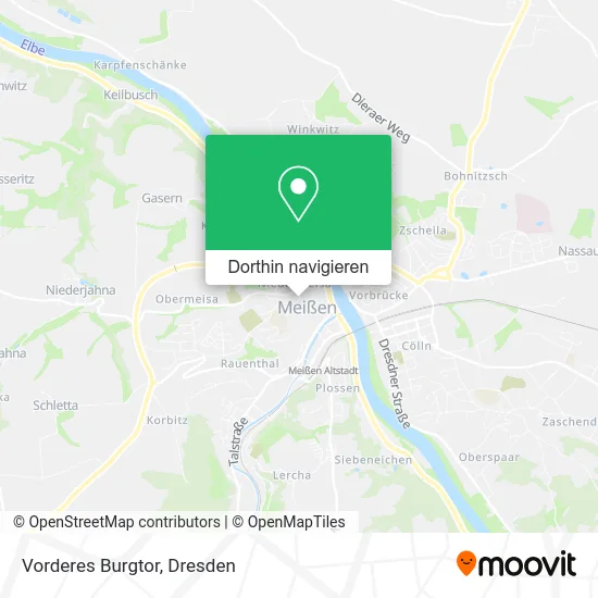 Vorderes Burgtor Karte