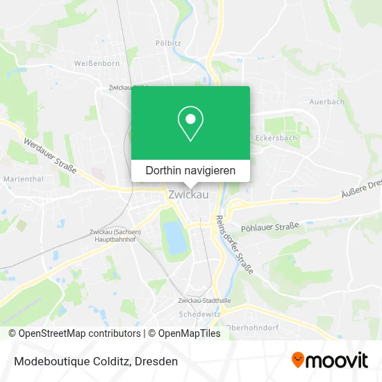 Modeboutique Colditz Karte