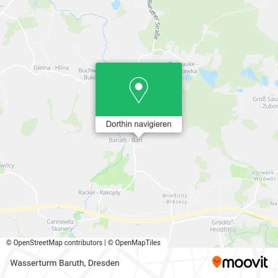 Wasserturm Baruth Karte