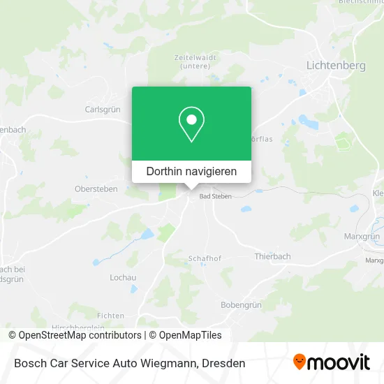 Bosch Car Service Auto Wiegmann Karte
