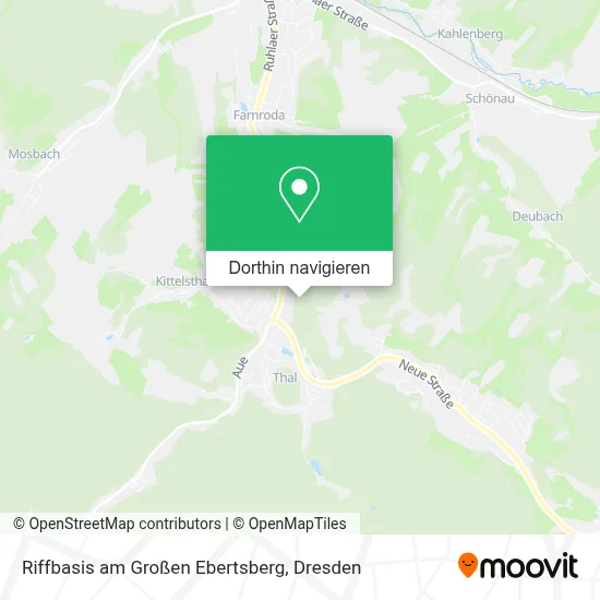 Riffbasis am Großen Ebertsberg Karte