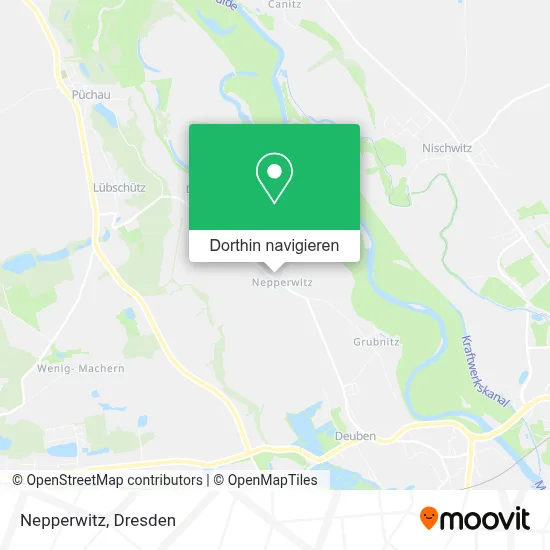Nepperwitz Karte