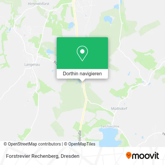 Forstrevier Rechenberg Karte