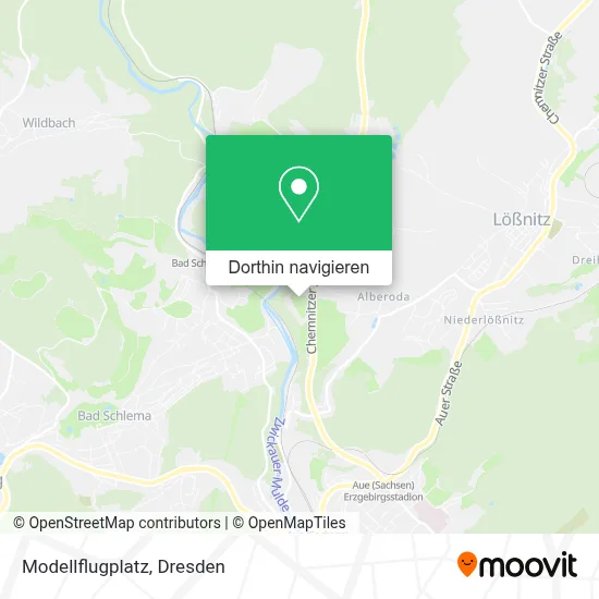 Modellflugplatz Karte