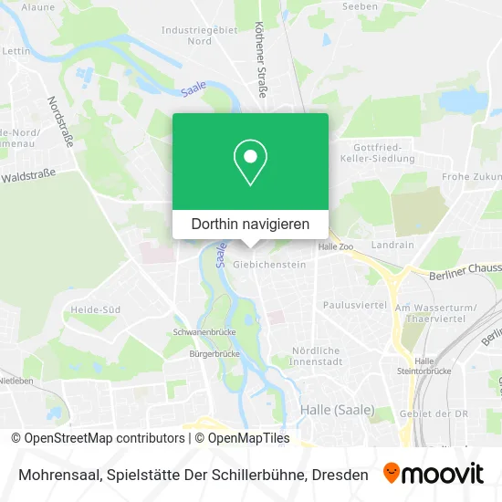 Mohrensaal, Spielstätte Der Schillerbühne Karte