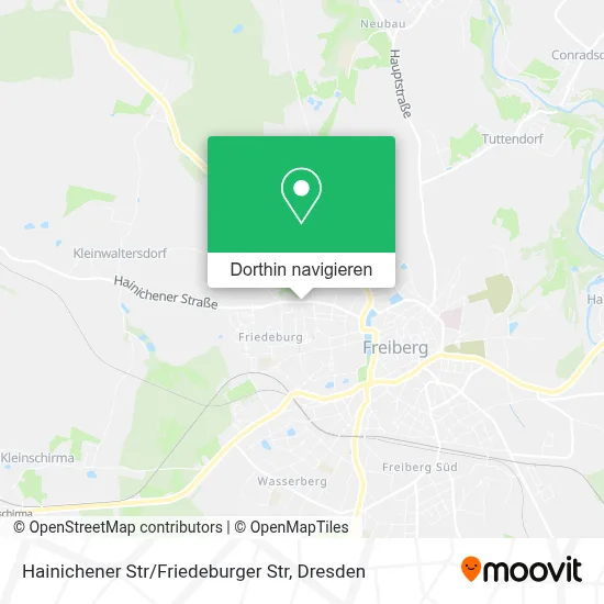 Hainichener Str / Friedeburger Str Karte
