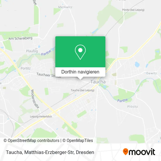 Taucha, Matthias-Erzberger-Str Karte