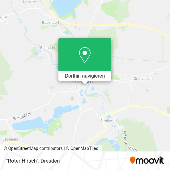 "Roter Hirsch" Karte