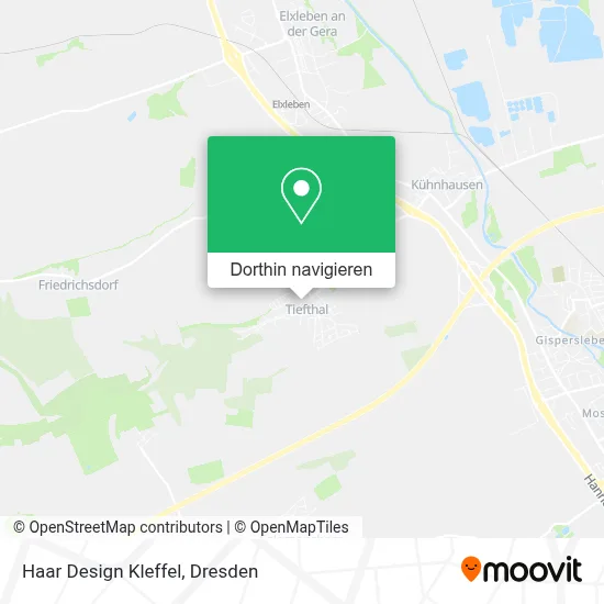 Haar Design Kleffel Karte