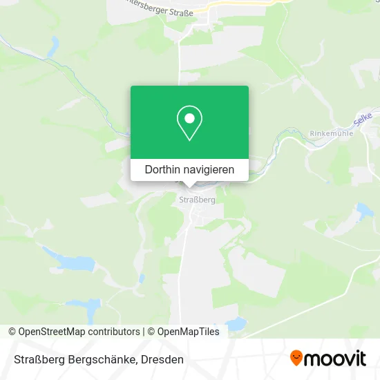 Straßberg Bergschänke Karte
