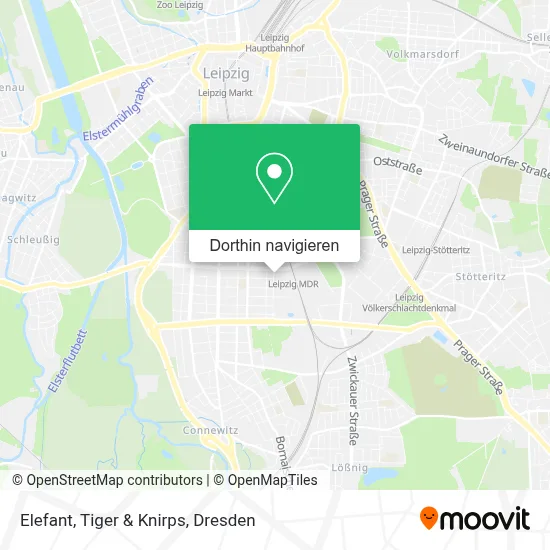 Elefant, Tiger & Knirps Karte