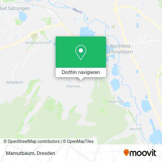 Mamutbaum Karte