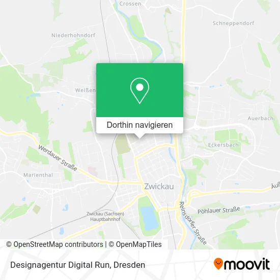 Designagentur Digital Run Karte