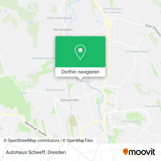 Autohaus Scheeff Karte
