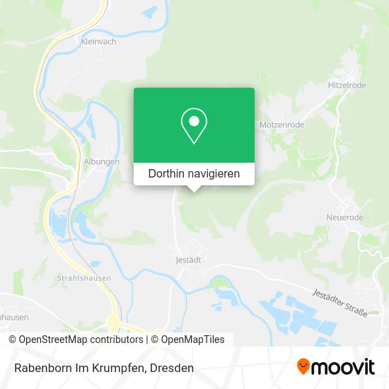 Rabenborn Im Krumpfen Karte