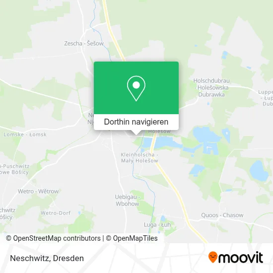 Neschwitz Karte