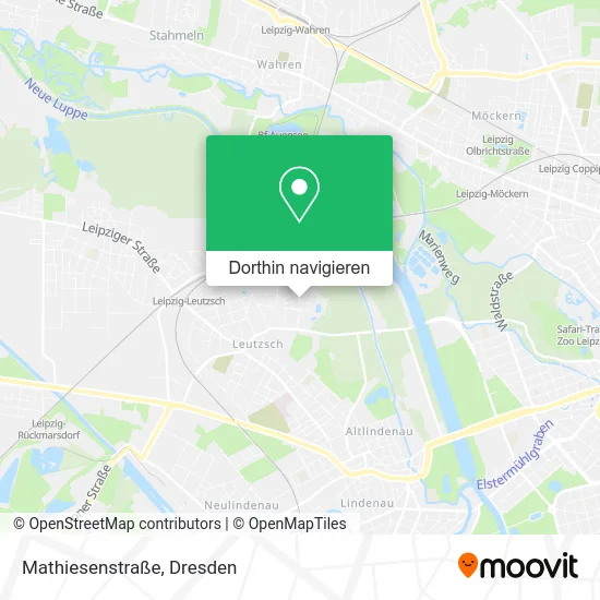 Mathiesenstraße Karte
