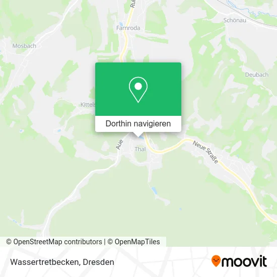 Wassertretbecken Karte