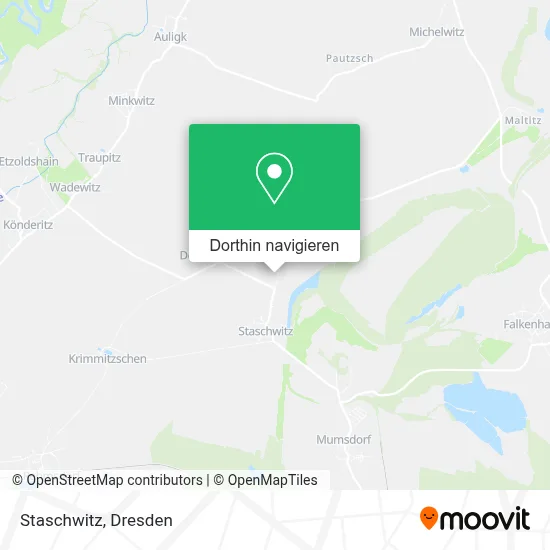Staschwitz Karte