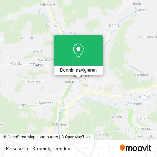Reisecenter Kronach Karte