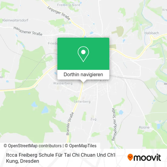 Itcca Freiberg Schule Für Tai Chi Chuan Und Ch'I Kung Karte