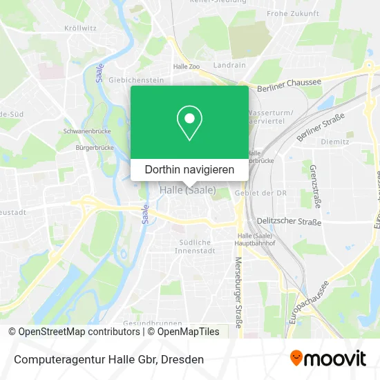 Computeragentur Halle Gbr Karte