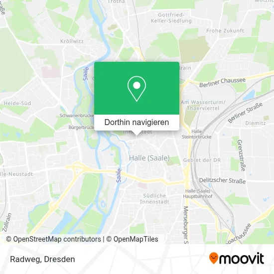 Radweg Karte
