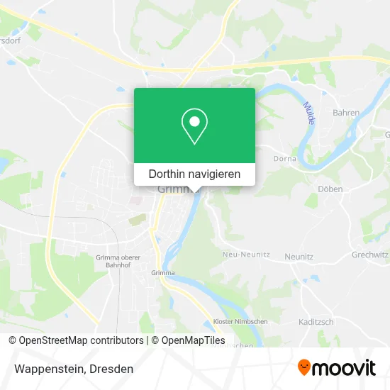 Wappenstein Karte