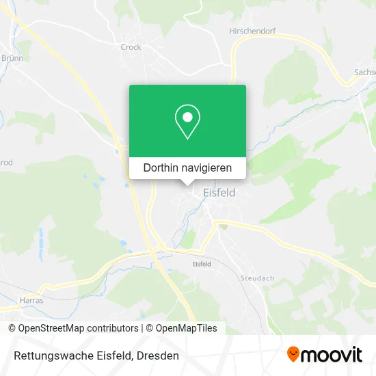 Rettungswache Eisfeld Karte