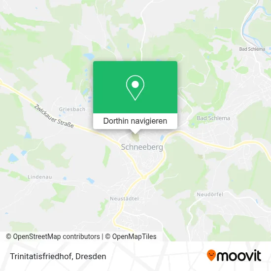 Trinitatisfriedhof Karte