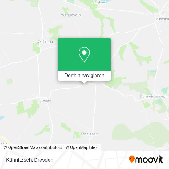 Kühnitzsch Karte