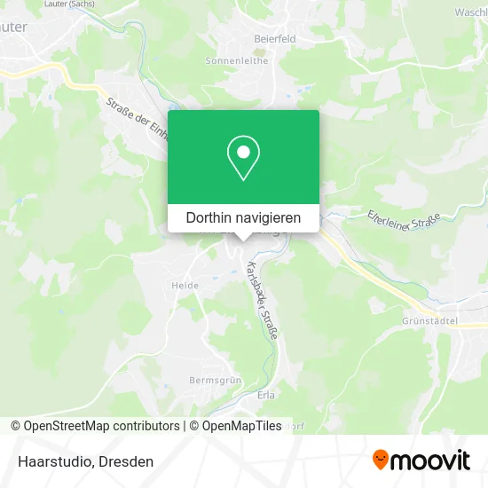 Haarstudio Karte