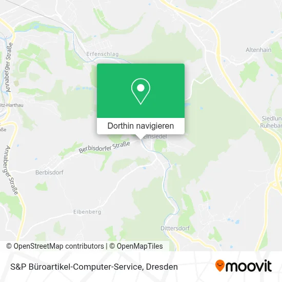 S&P Büroartikel-Computer-Service Karte