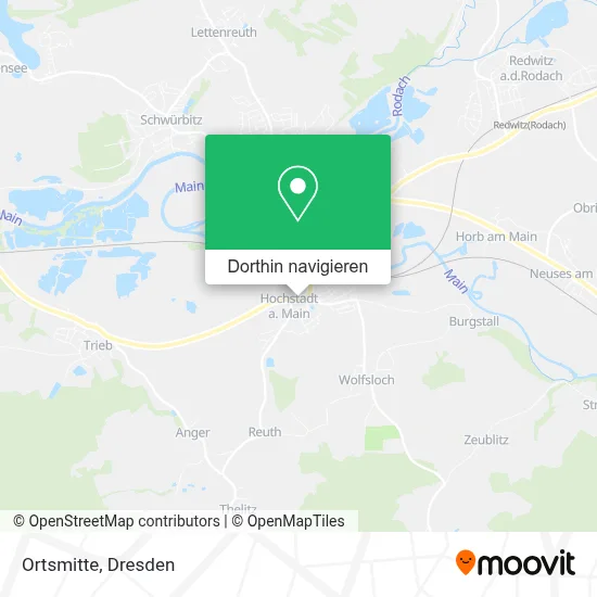 Ortsmitte Karte